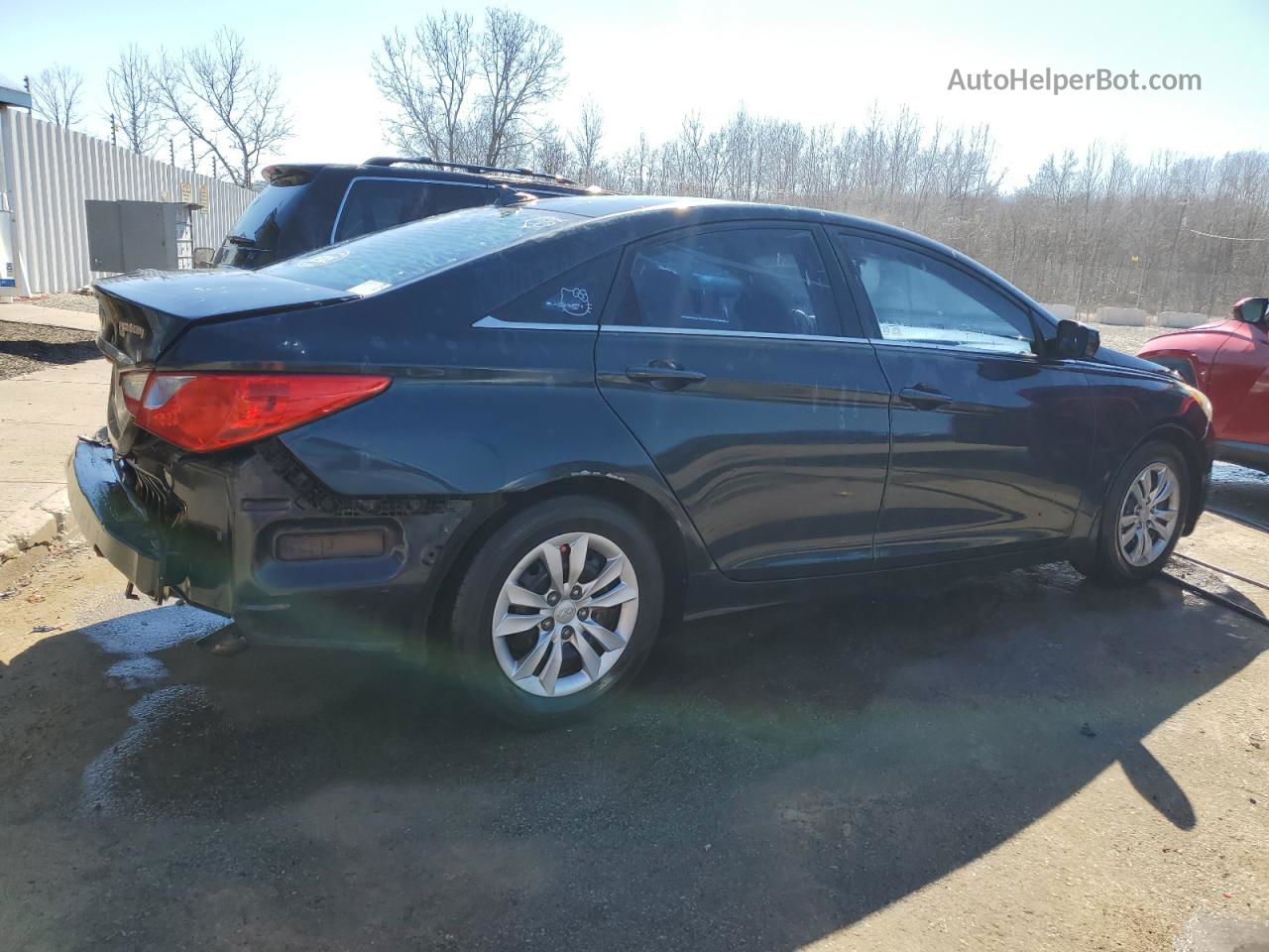 2012 Hyundai Sonata Gls Синий vin: 5NPEB4AC4CH414681