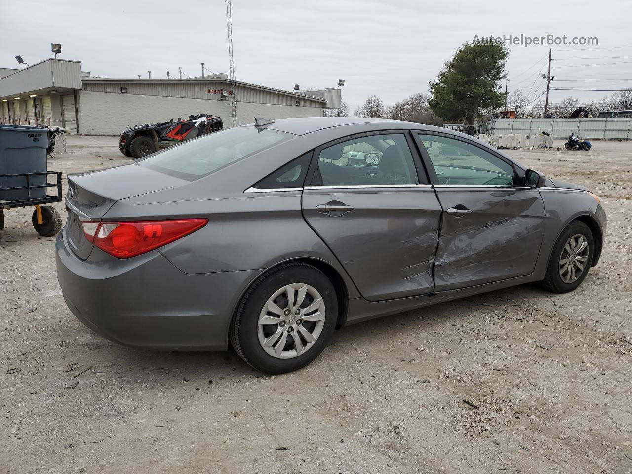 2012 Hyundai Sonata Gls Silver vin: 5NPEB4AC4CH443856