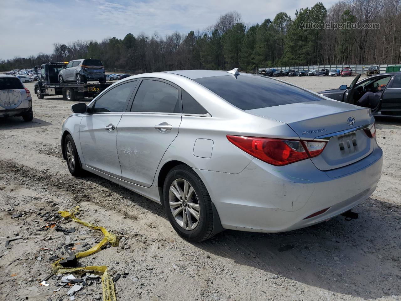 2012 Hyundai Sonata Gls Silver vin: 5NPEB4AC4CH457210