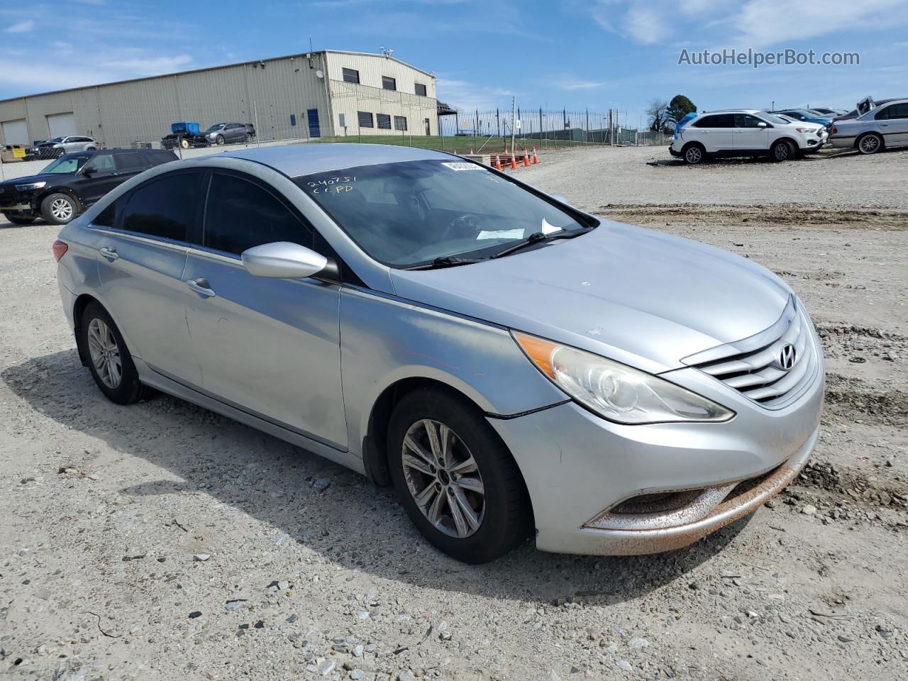 2012 Hyundai Sonata Gls Silver vin: 5NPEB4AC4CH457210