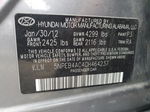 2012 Hyundai Sonata Gls Gray vin: 5NPEB4AC4CH464237