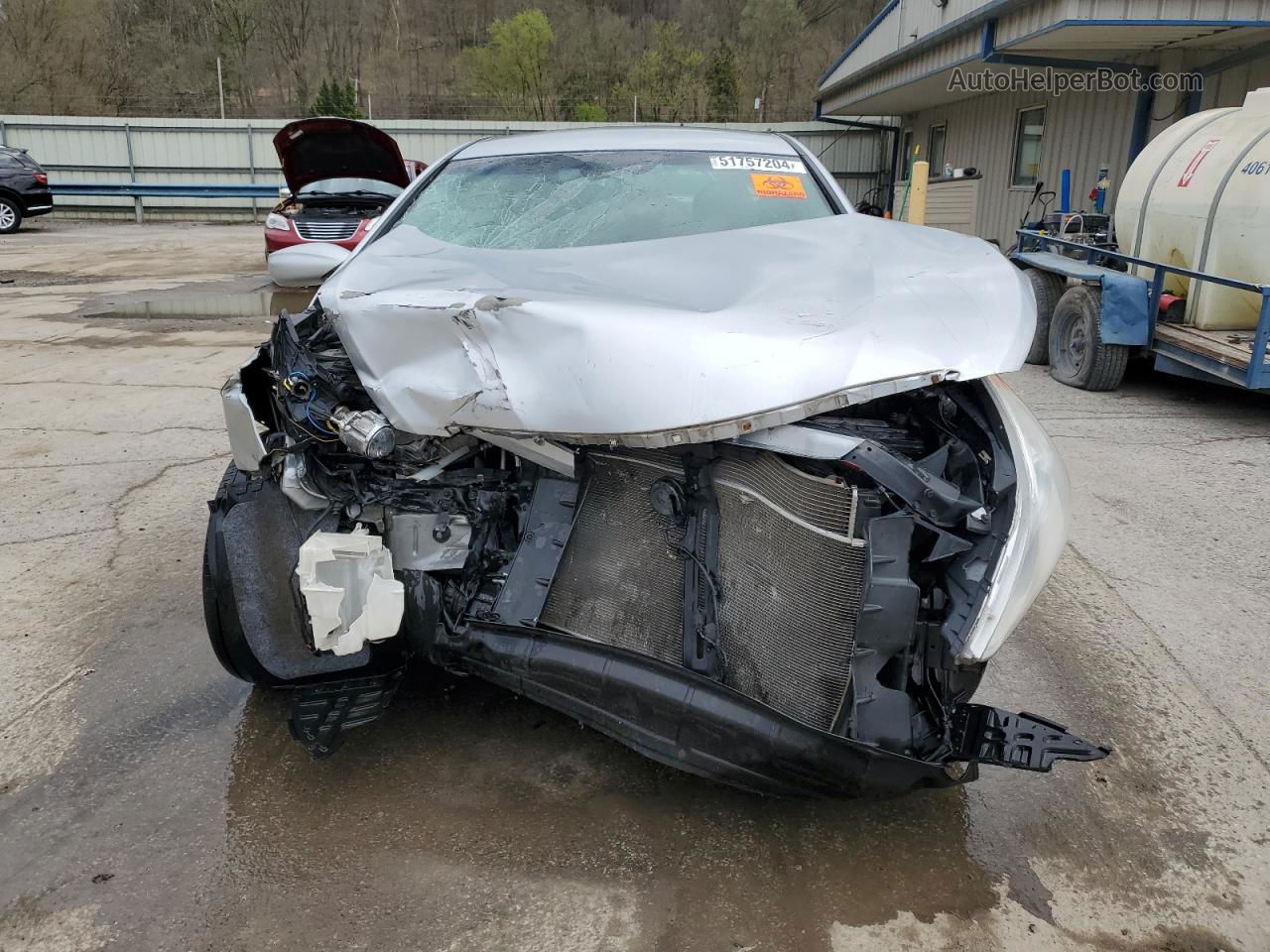 2012 Hyundai Sonata Gls Silver vin: 5NPEB4AC4CH490854