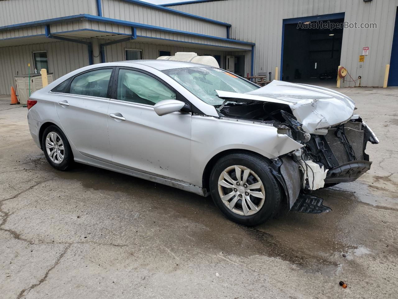 2012 Hyundai Sonata Gls Silver vin: 5NPEB4AC4CH490854