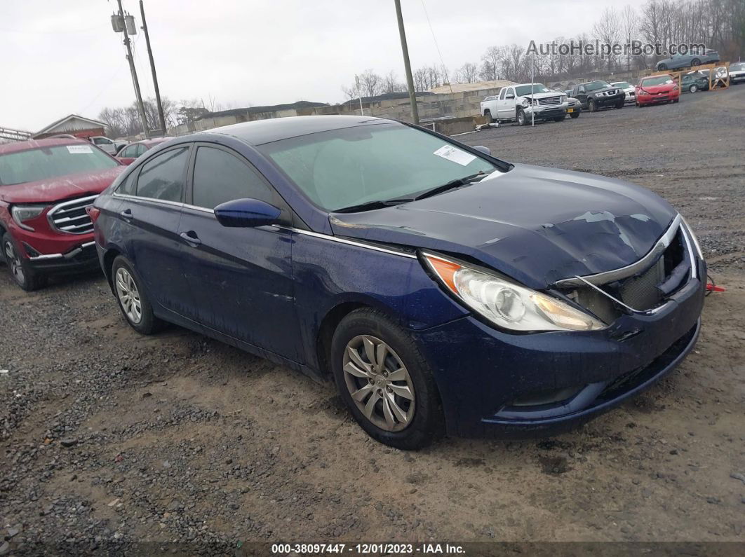 2012 Hyundai Sonata Gls Синий vin: 5NPEB4AC4CH500931