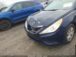 2012 Hyundai Sonata Gls Синий vin: 5NPEB4AC4CH500931