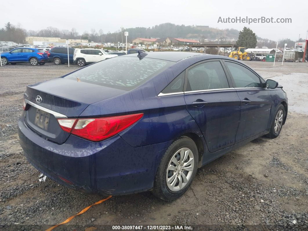 2012 Hyundai Sonata Gls Синий vin: 5NPEB4AC4CH500931