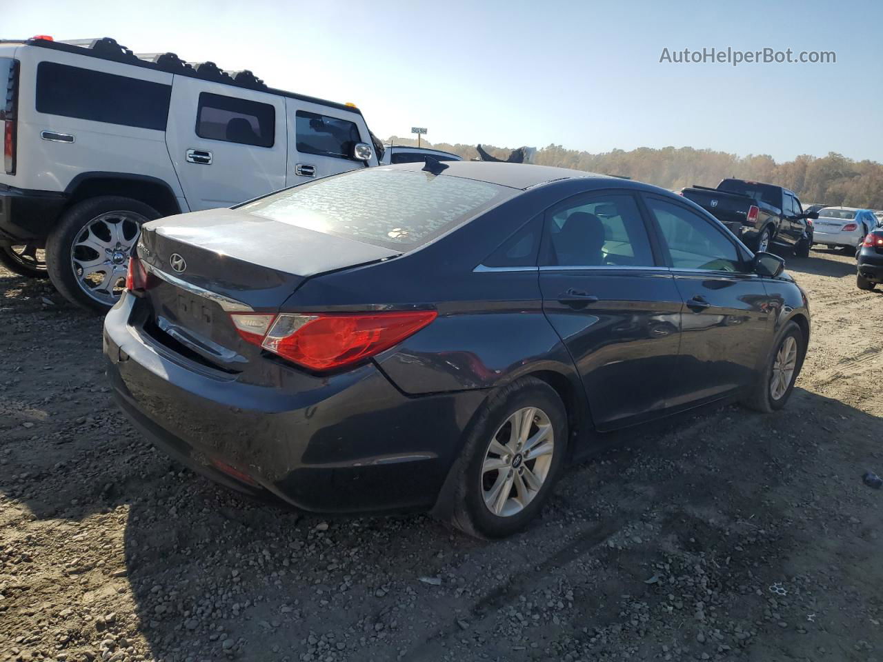 2012 Hyundai Sonata Gls Black vin: 5NPEB4AC4CH503408