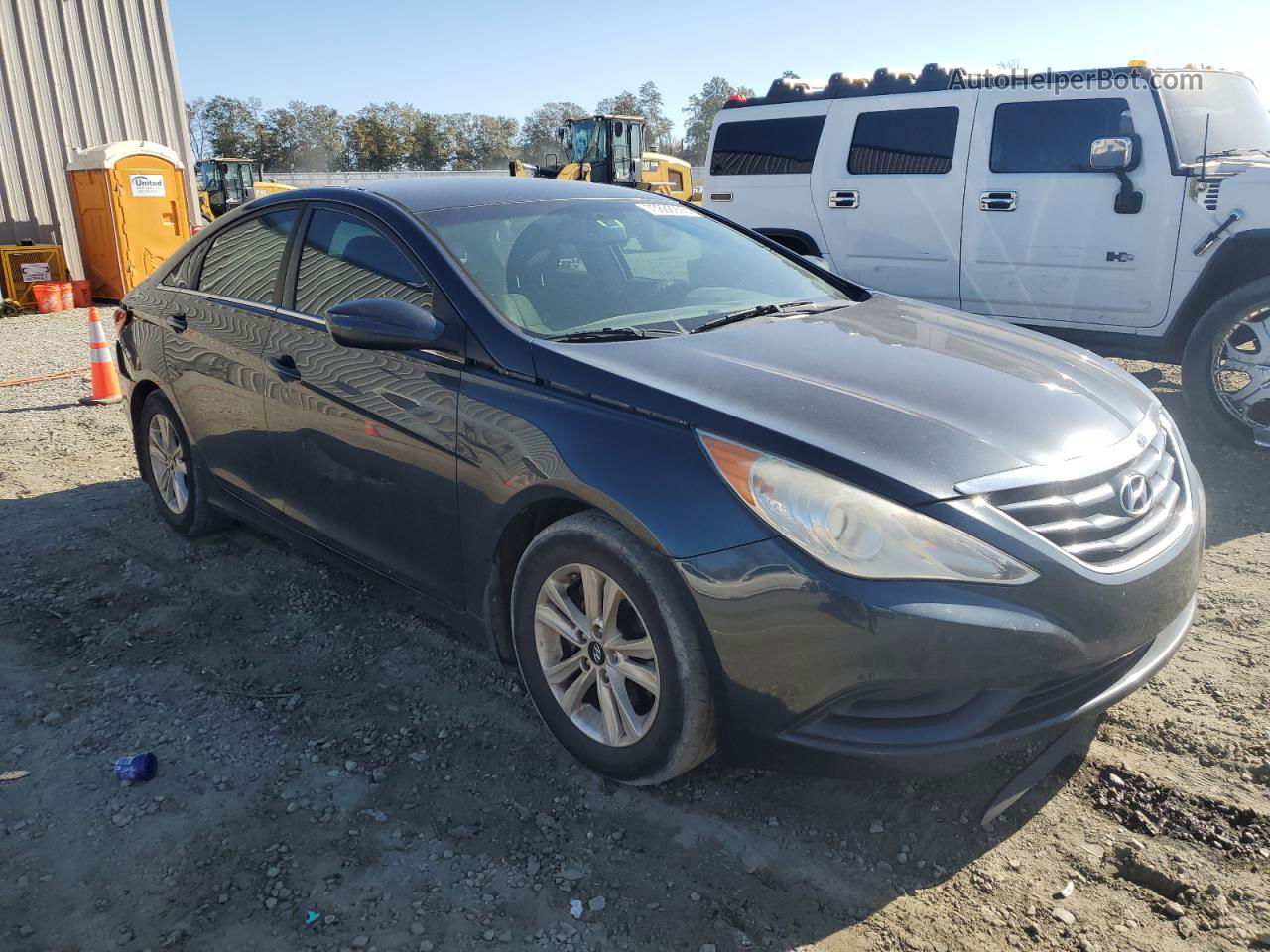 2012 Hyundai Sonata Gls Black vin: 5NPEB4AC4CH503408