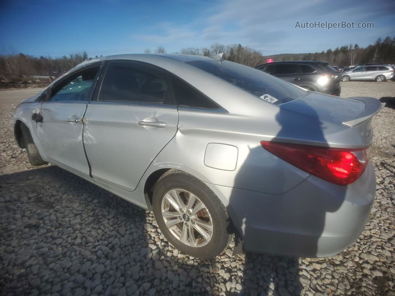 2013 Hyundai Sonata Gls Gray vin: 5NPEB4AC4DH587862