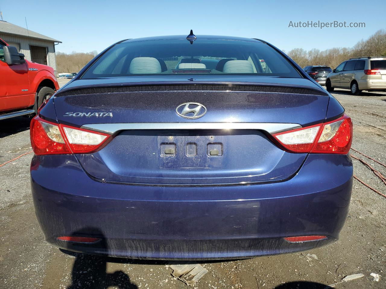 2013 Hyundai Sonata Gls Синий vin: 5NPEB4AC4DH596433