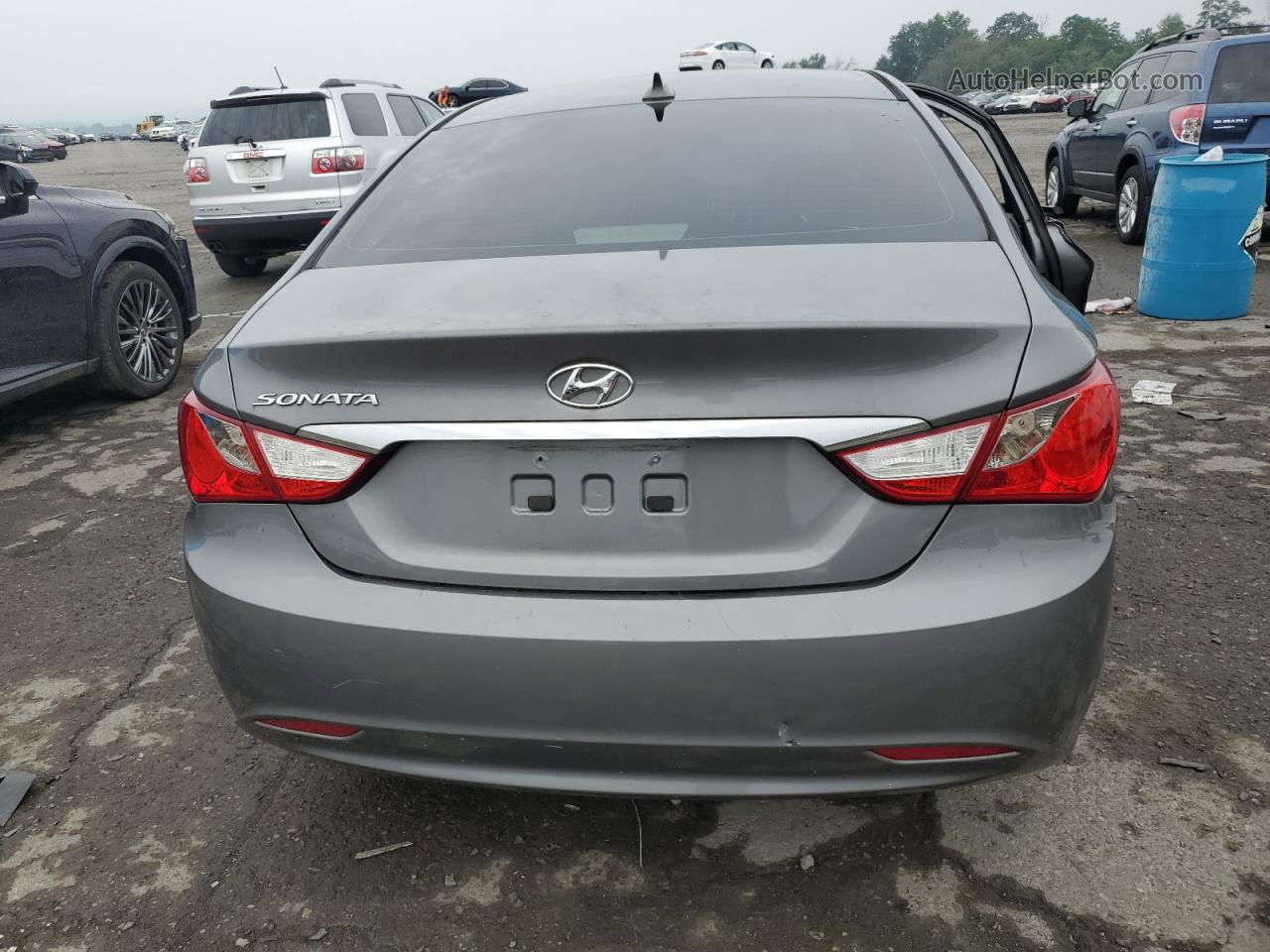 2013 Hyundai Sonata Gls Gray vin: 5NPEB4AC4DH660180