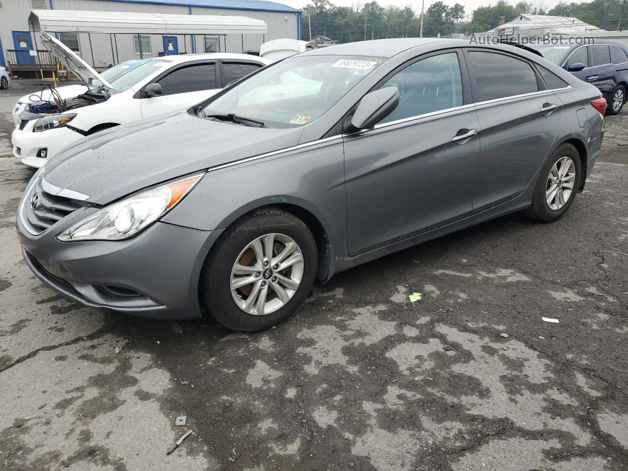 2013 Hyundai Sonata Gls Gray vin: 5NPEB4AC4DH660180