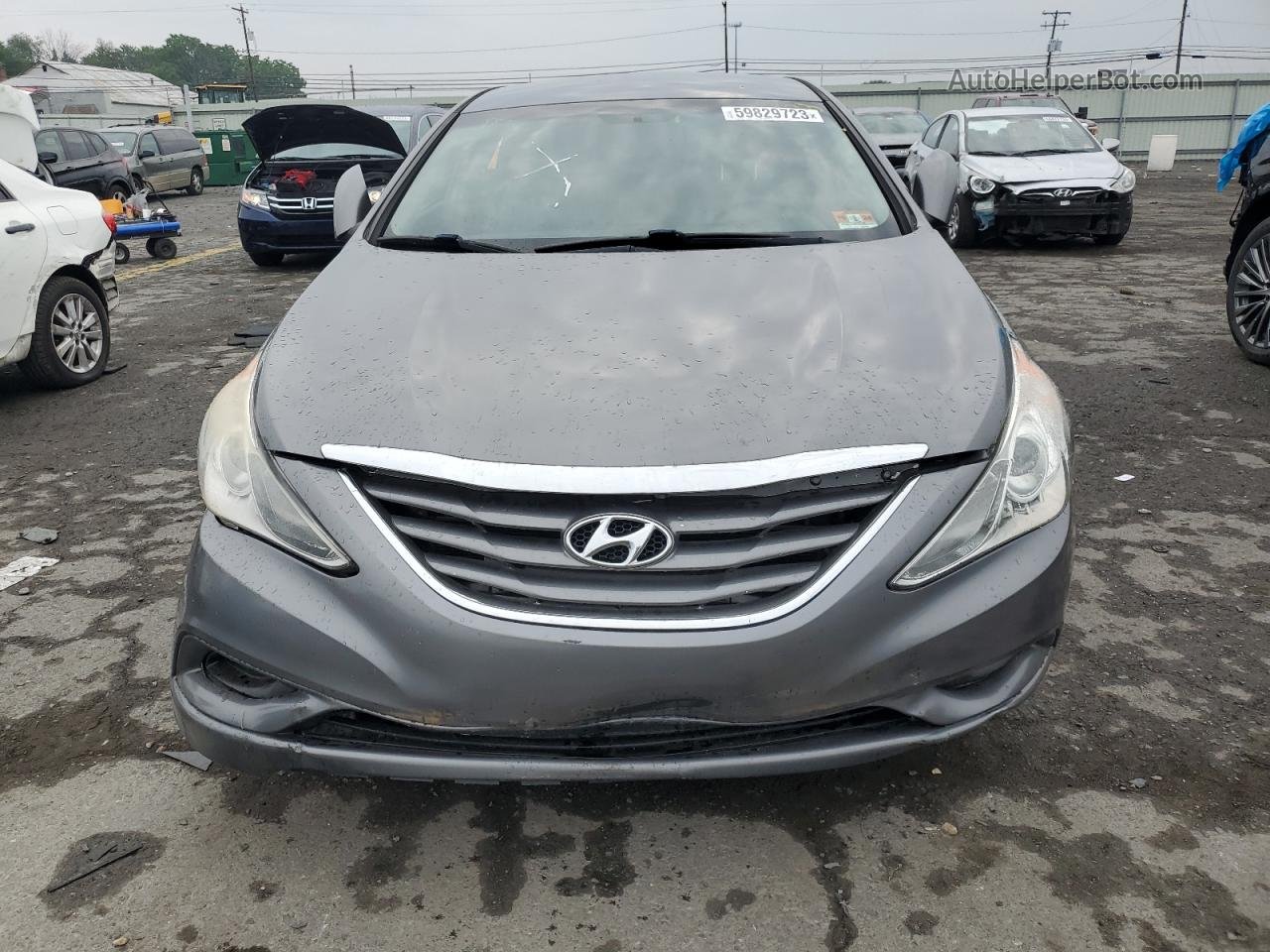 2013 Hyundai Sonata Gls Gray vin: 5NPEB4AC4DH660180