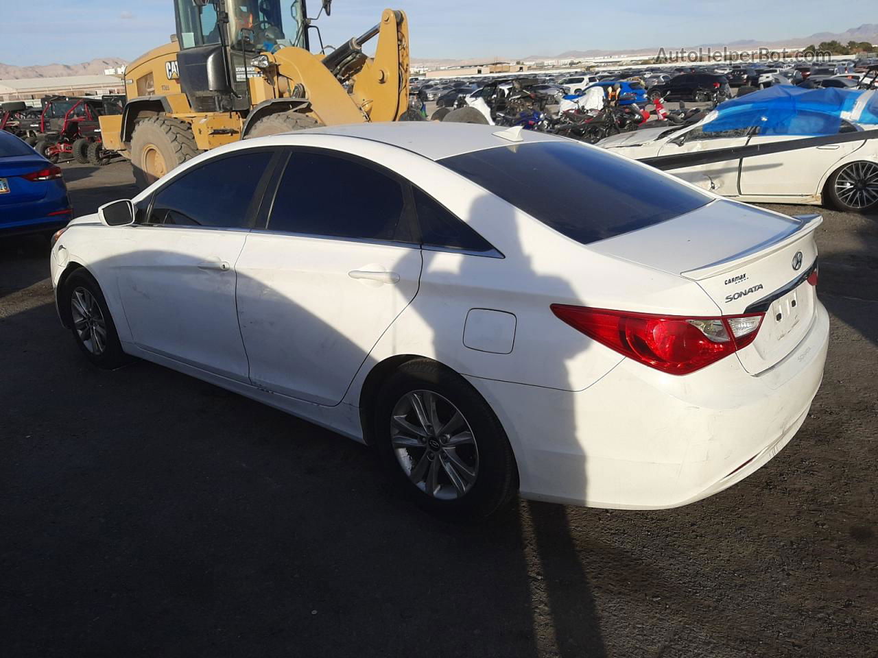 2013 Hyundai Sonata Gls White vin: 5NPEB4AC4DH668280