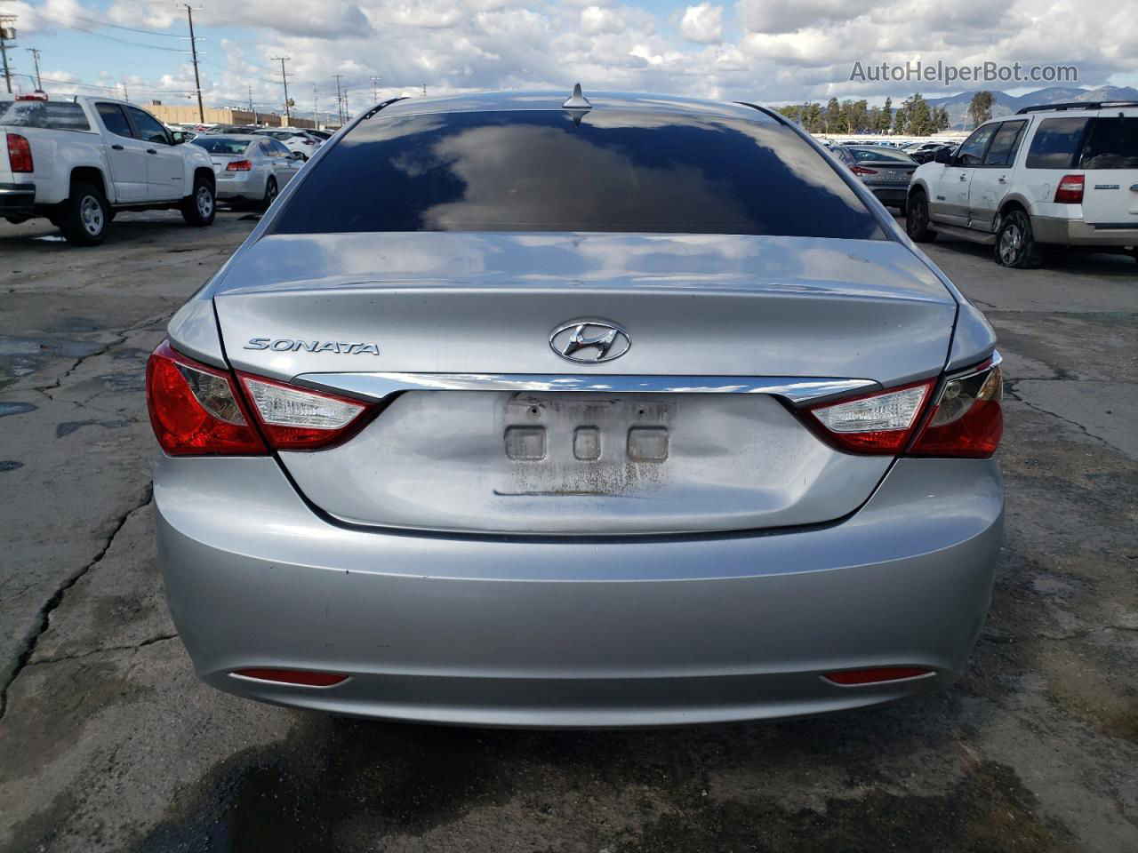 2013 Hyundai Sonata Gls Silver vin: 5NPEB4AC4DH682616