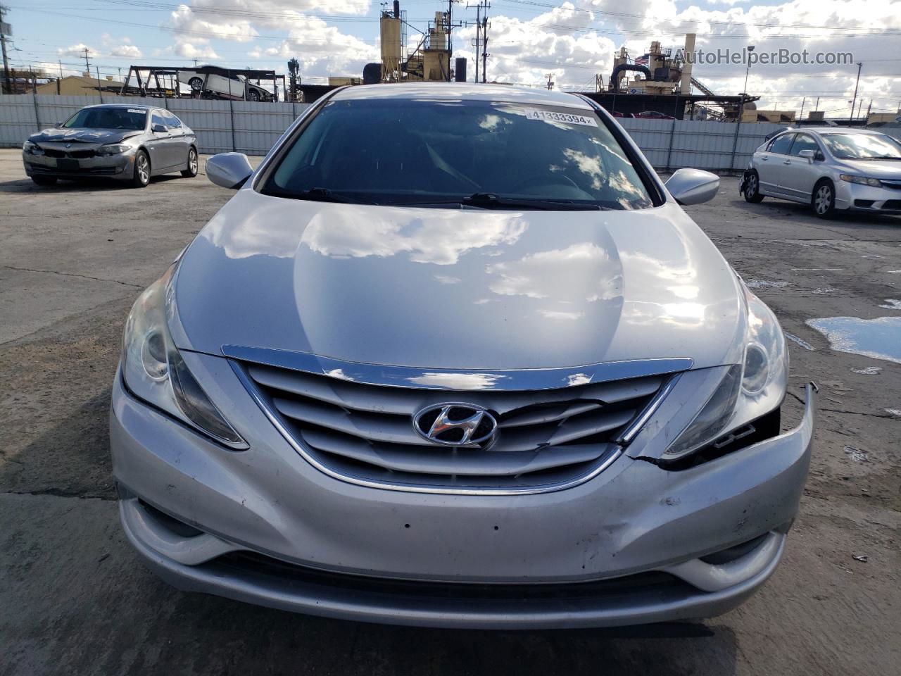 2013 Hyundai Sonata Gls Silver vin: 5NPEB4AC4DH682616