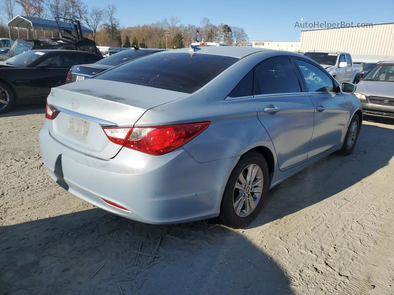 2013 Hyundai Sonata Gls Синий vin: 5NPEB4AC4DH742460