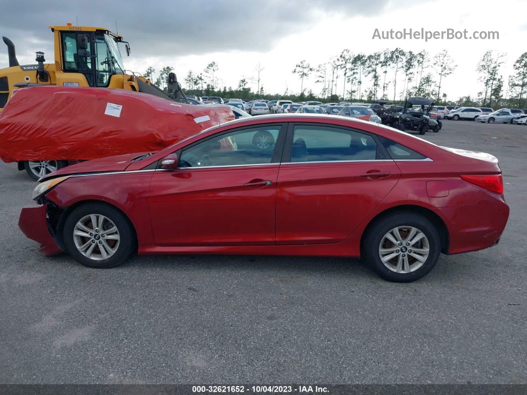 2014 Hyundai Sonata Gls Red vin: 5NPEB4AC4EH834847