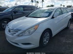 2012 Hyundai Sonata Gls White vin: 5NPEB4AC5CH366494