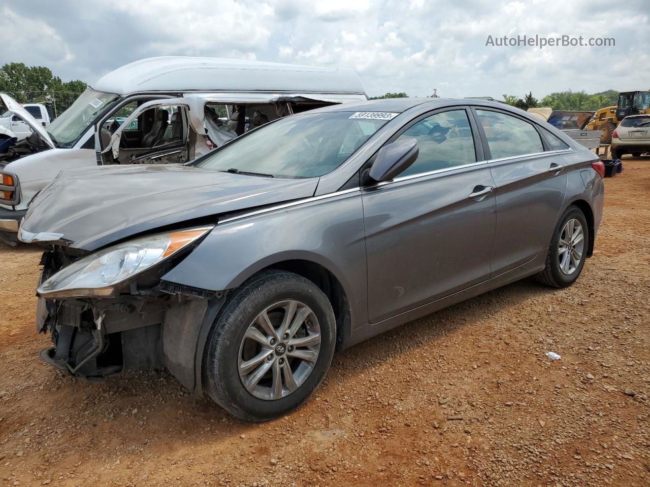 2012 Hyundai Sonata Gls Gray vin: 5NPEB4AC5CH379620