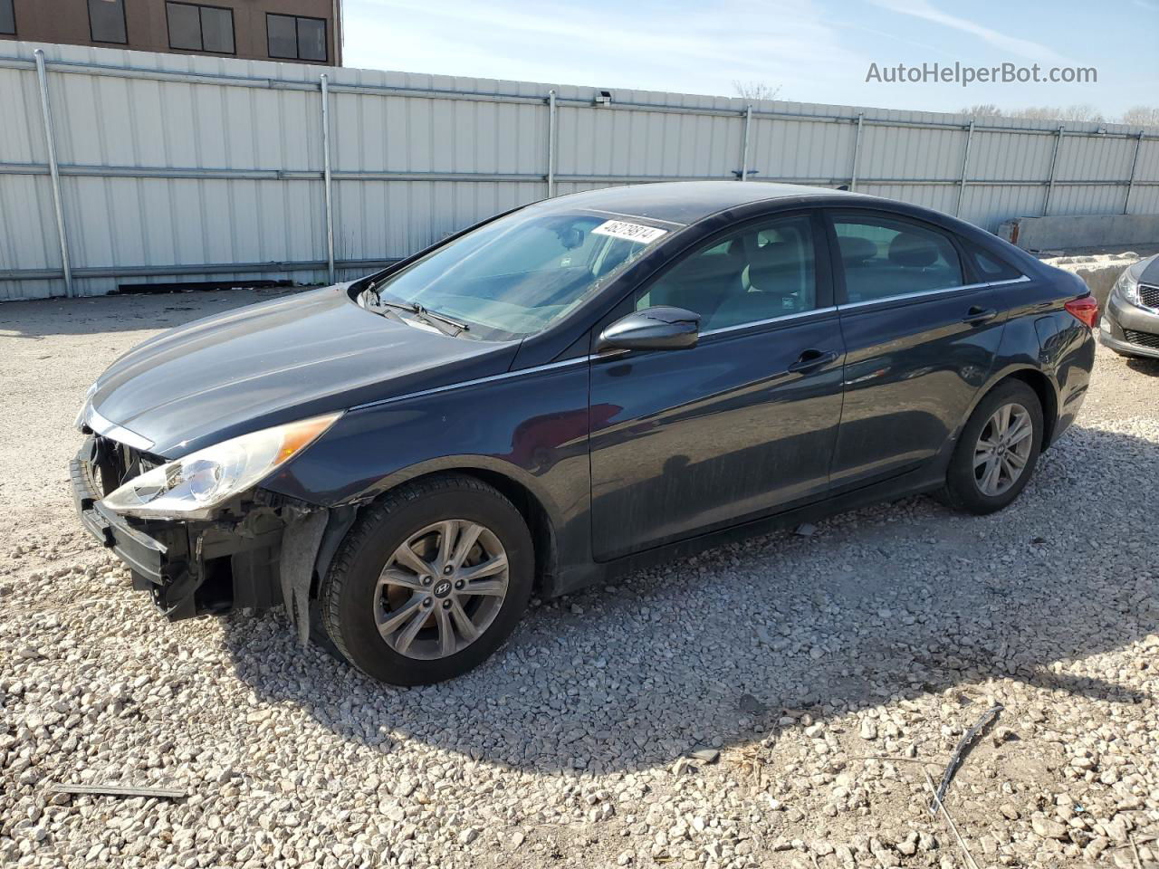 2012 Hyundai Sonata Gls Black vin: 5NPEB4AC5CH392982