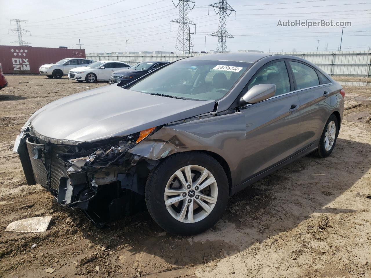 2012 Hyundai Sonata Gls Gray vin: 5NPEB4AC5CH403852