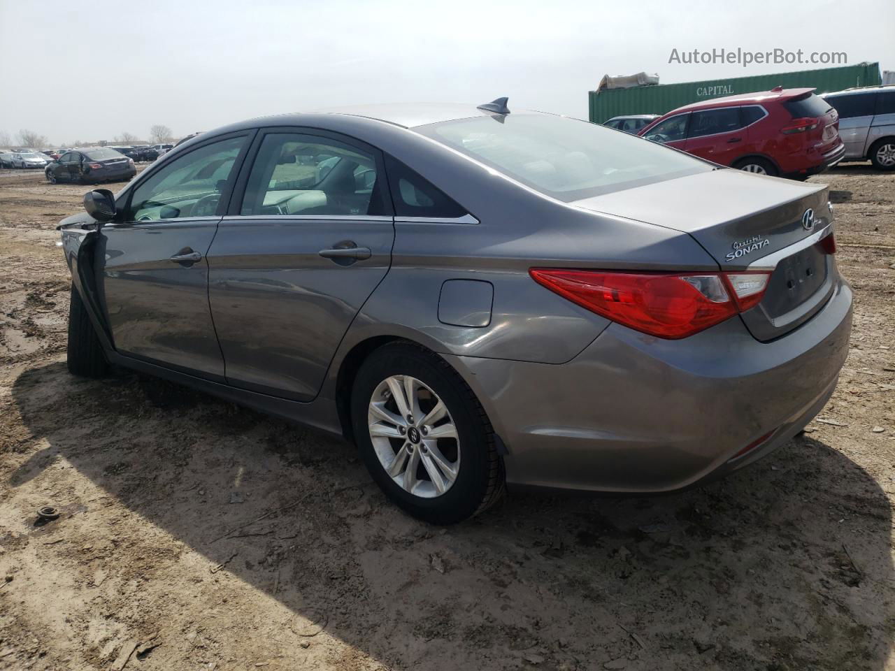 2012 Hyundai Sonata Gls Gray vin: 5NPEB4AC5CH403852