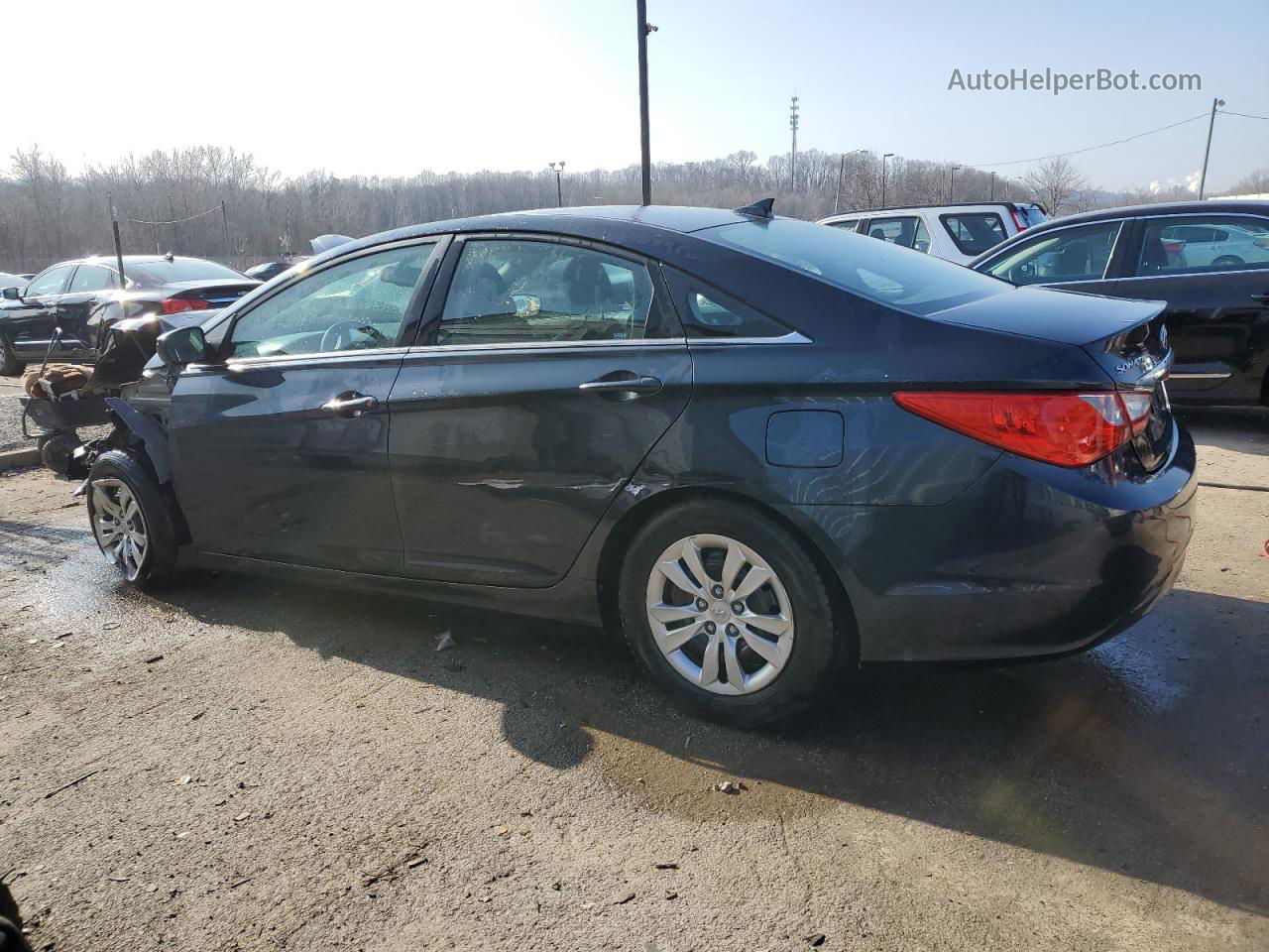 2012 Hyundai Sonata Gls Blue vin: 5NPEB4AC5CH405763