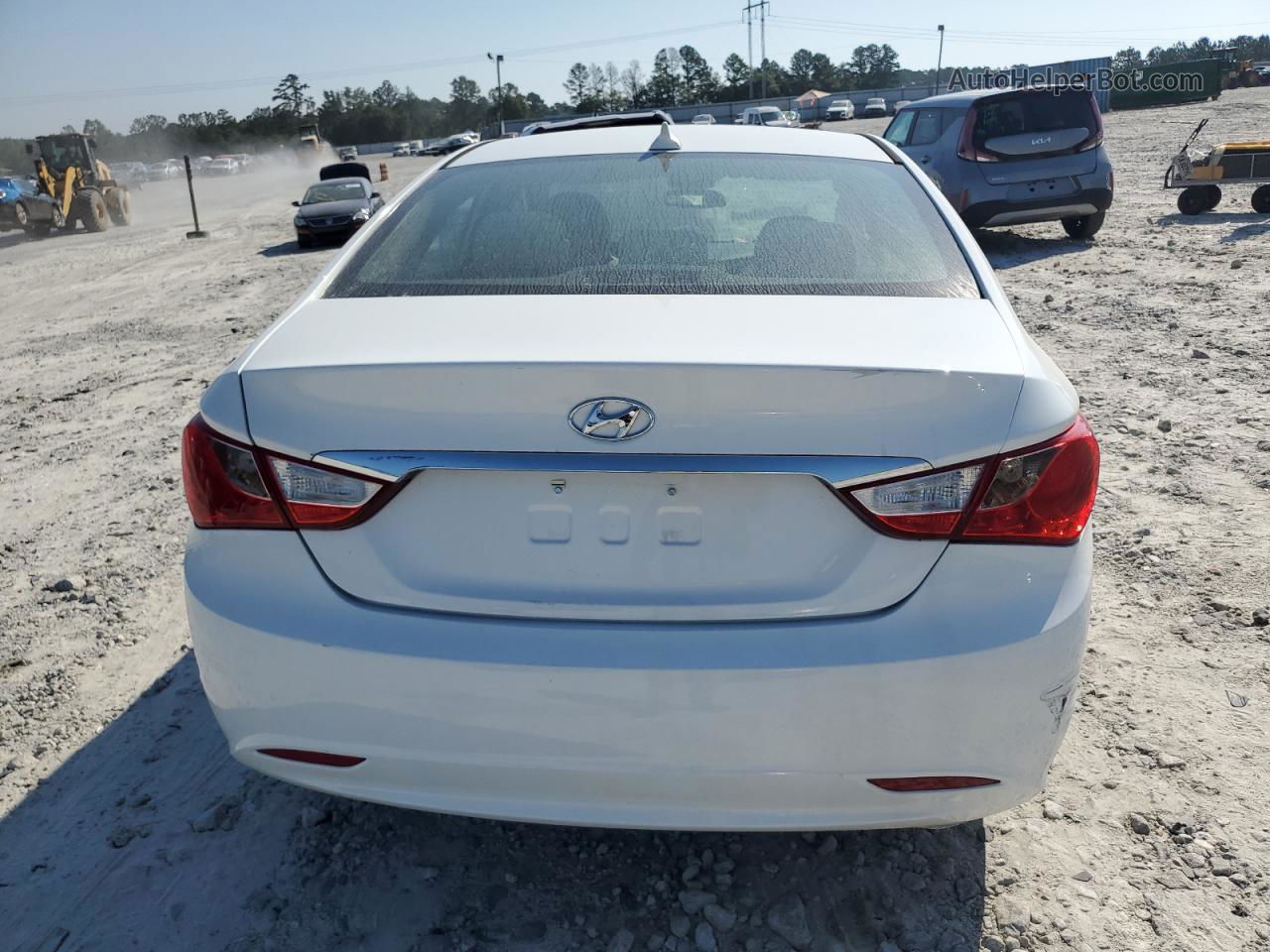 2012 Hyundai Sonata Gls White vin: 5NPEB4AC5CH416276