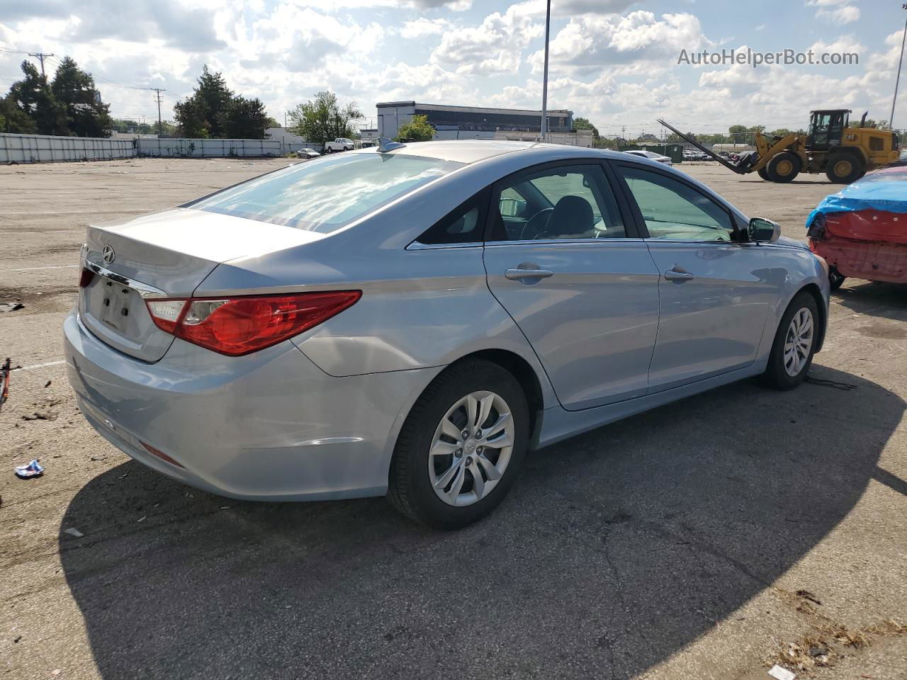 2012 Hyundai Sonata Gls Синий vin: 5NPEB4AC5CH465848