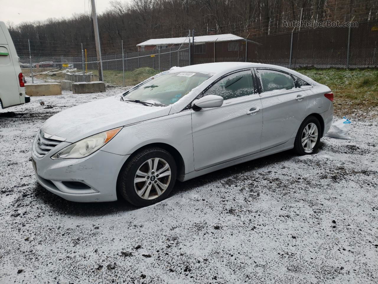 2012 Hyundai Sonata Gls Silver vin: 5NPEB4AC5CH496100