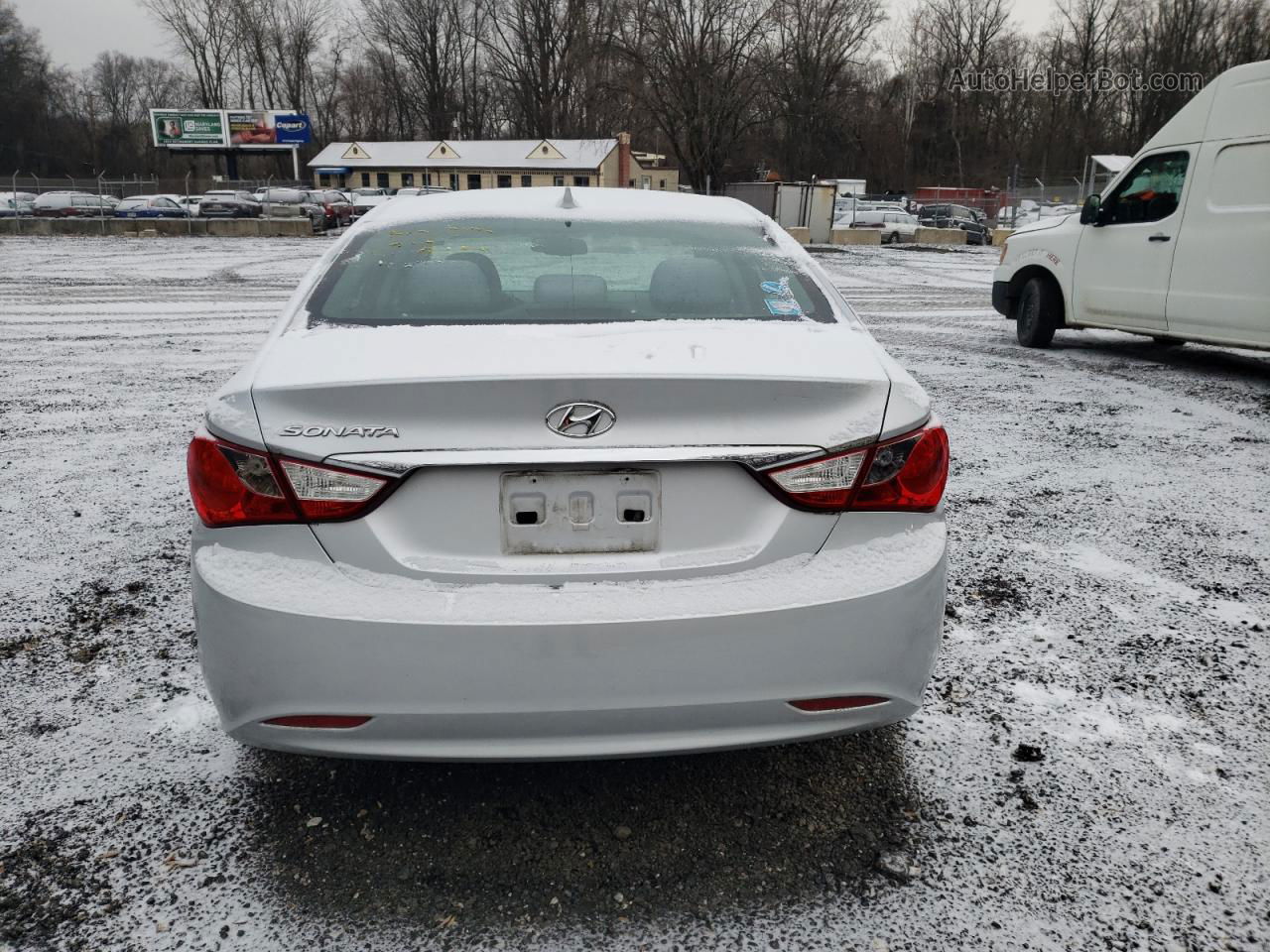 2012 Hyundai Sonata Gls Silver vin: 5NPEB4AC5CH496100