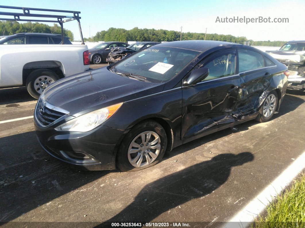 2012 Hyundai Sonata Gls Black vin: 5NPEB4AC5CH498333