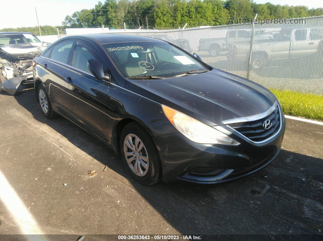 2012 Hyundai Sonata Gls Black vin: 5NPEB4AC5CH498333