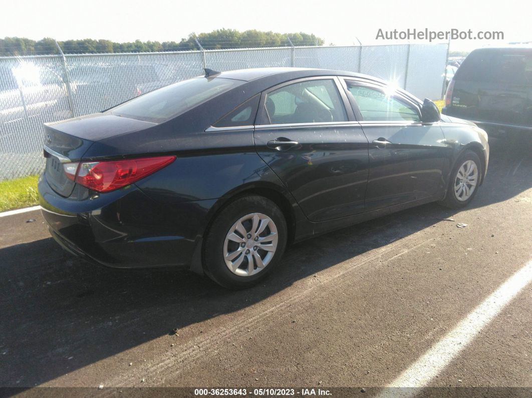 2012 Hyundai Sonata Gls Black vin: 5NPEB4AC5CH498333