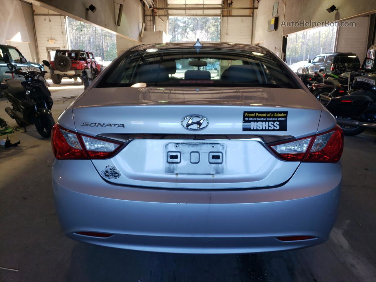 2013 Hyundai Sonata Gls Silver vin: 5NPEB4AC5DH592469