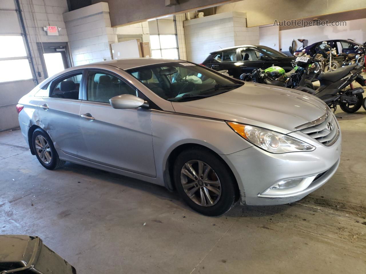 2013 Hyundai Sonata Gls Silver vin: 5NPEB4AC5DH592469