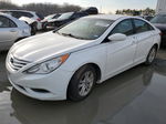 2013 Hyundai Sonata Gls White vin: 5NPEB4AC5DH640004