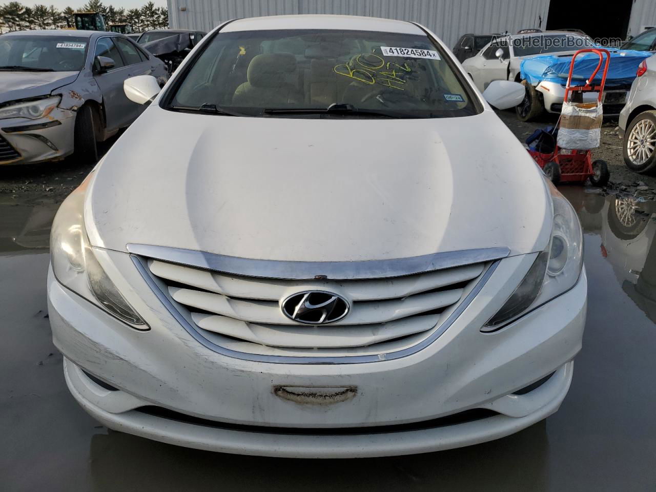 2013 Hyundai Sonata Gls Белый vin: 5NPEB4AC5DH640004