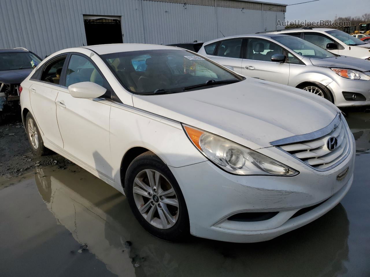 2013 Hyundai Sonata Gls Белый vin: 5NPEB4AC5DH640004