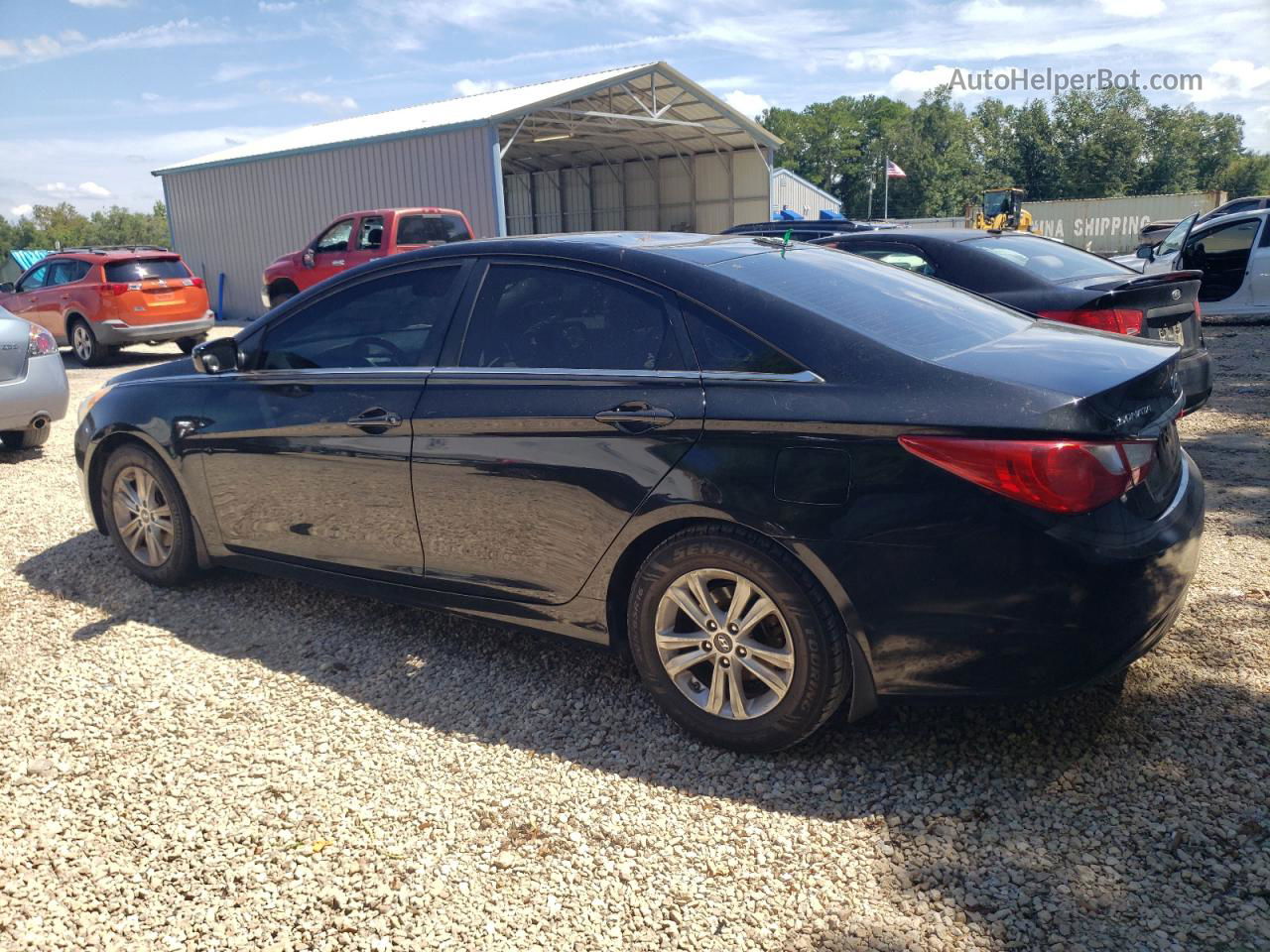 2013 Hyundai Sonata Gls Black vin: 5NPEB4AC5DH648989