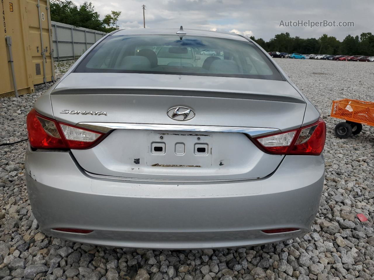 2013 Hyundai Sonata Gls Silver vin: 5NPEB4AC5DH683628