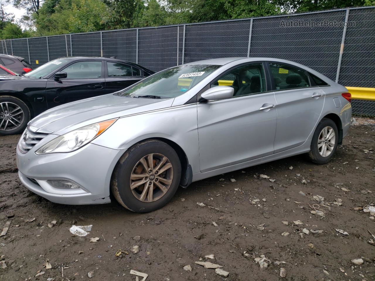 2013 Hyundai Sonata Gls Silver vin: 5NPEB4AC5DH690238