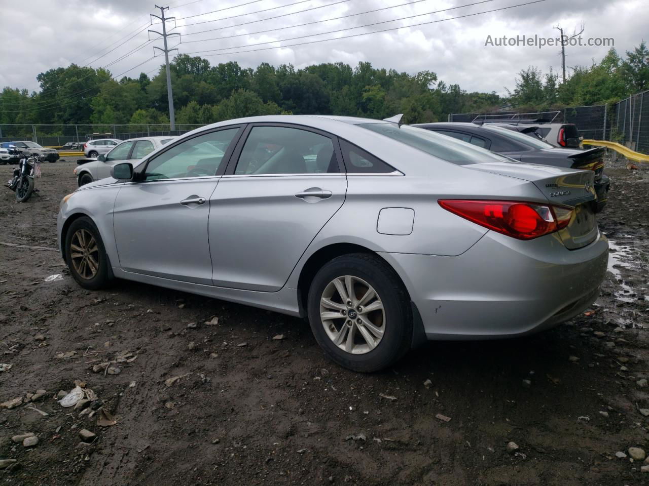 2013 Hyundai Sonata Gls Silver vin: 5NPEB4AC5DH690238