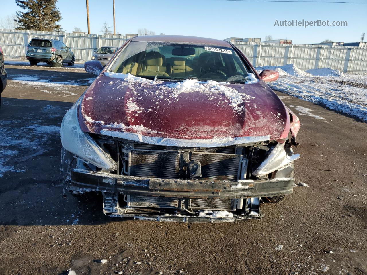 2013 Hyundai Sonata Gls Red vin: 5NPEB4AC5DH748364