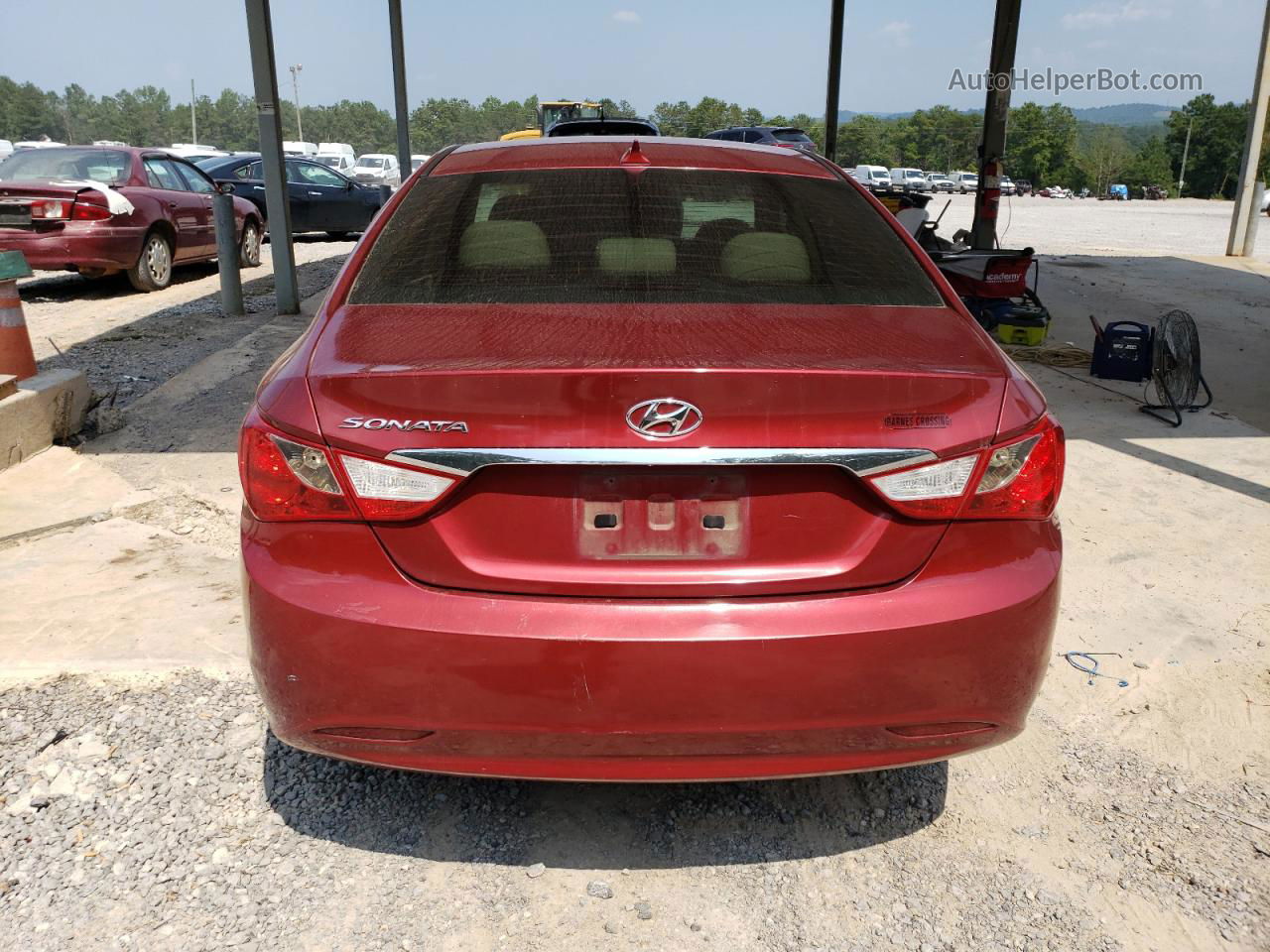 2012 Hyundai Sonata Gls Red vin: 5NPEB4AC6CH351910