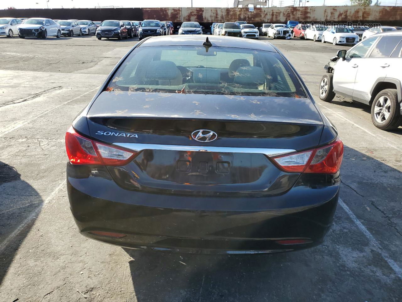 2012 Hyundai Sonata Gls Black vin: 5NPEB4AC6CH447990