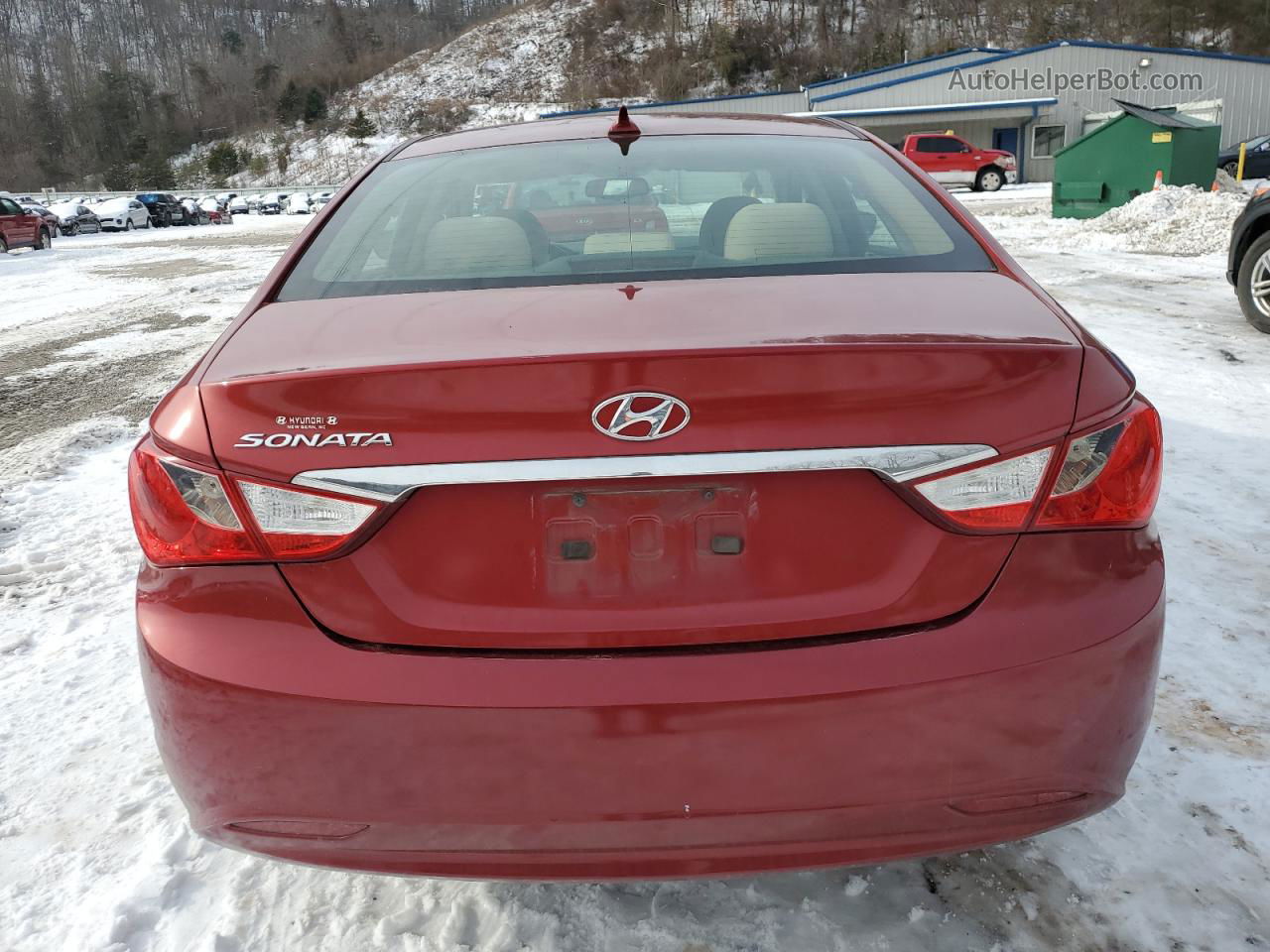 2012 Hyundai Sonata Gls Red vin: 5NPEB4AC6CH462800