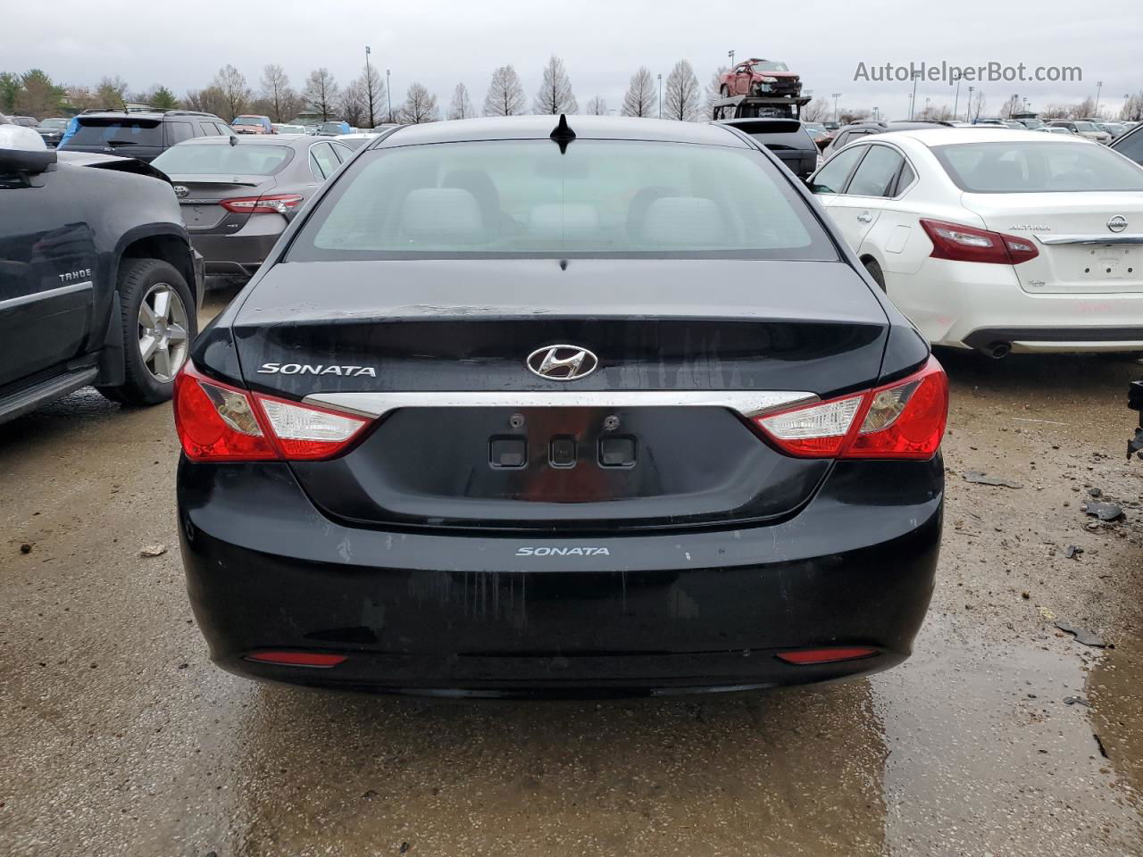 2012 Hyundai Sonata Gls Черный vin: 5NPEB4AC6CH464742