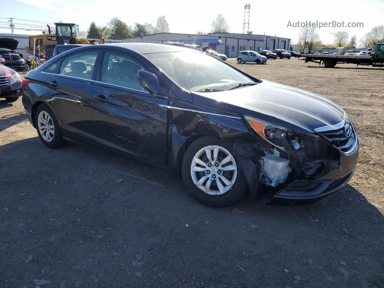 2012 Hyundai Sonata Gls Black vin: 5NPEB4AC6CH464787